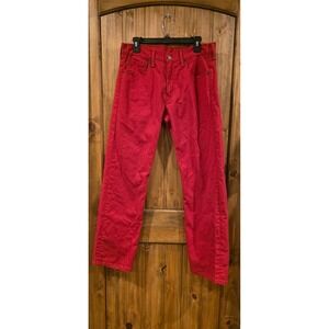 Levi's 569 Straight Leg Jeans Mens‎ 31x32 Red Y2K Five Pockets Outdoor Comfort